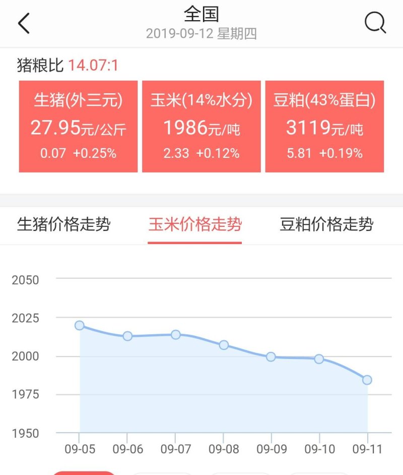 最新玉米價格行情走勢分析