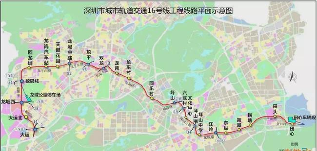 深圳地鐵16號線最新線路圖，城市發(fā)展的脈絡(luò)與未來展望